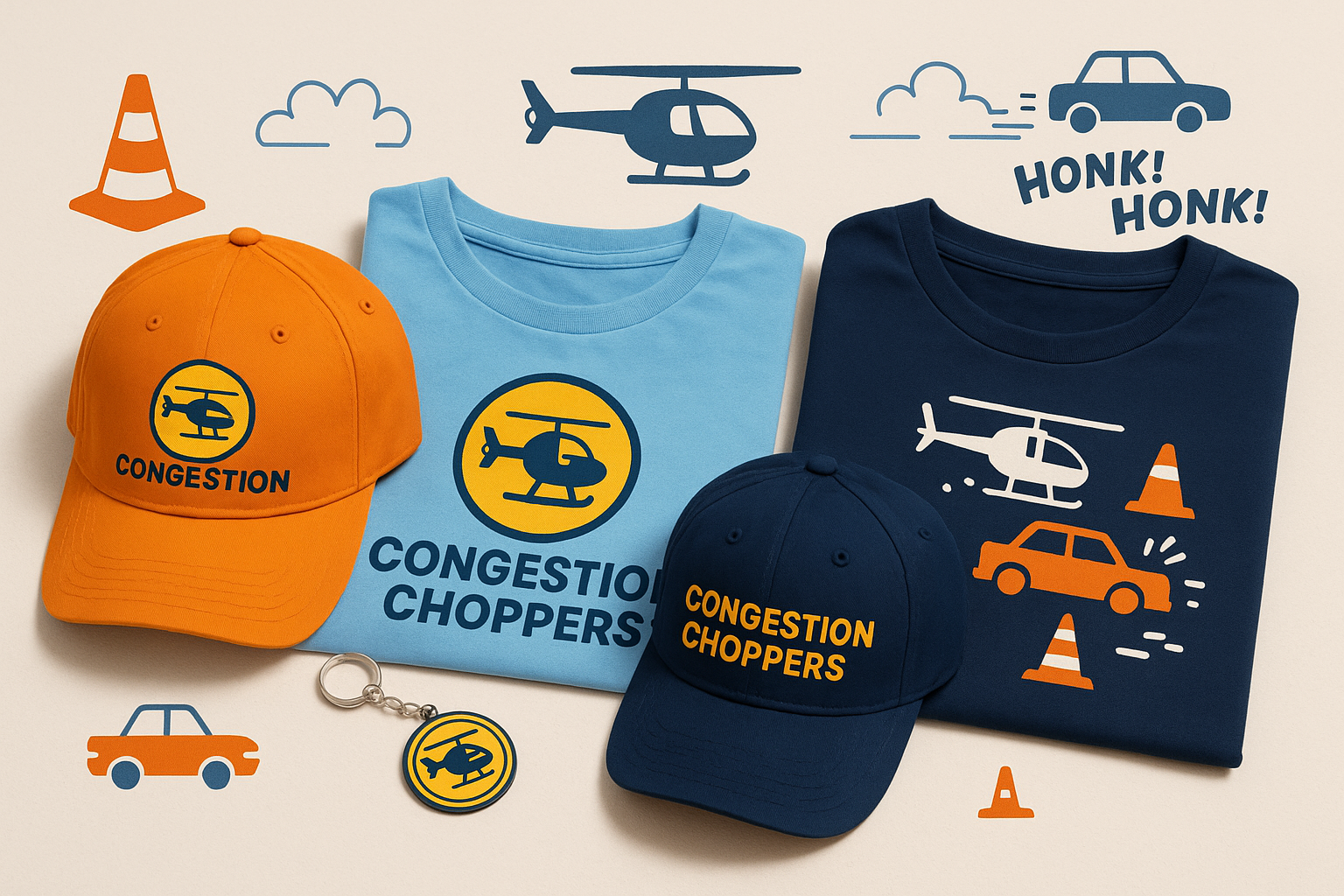 Congestion Choppers merchandise
